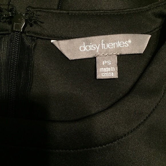 Daisy Fuentes Black Fit & Flare Skater Dress - SP - Picture 3 of 5